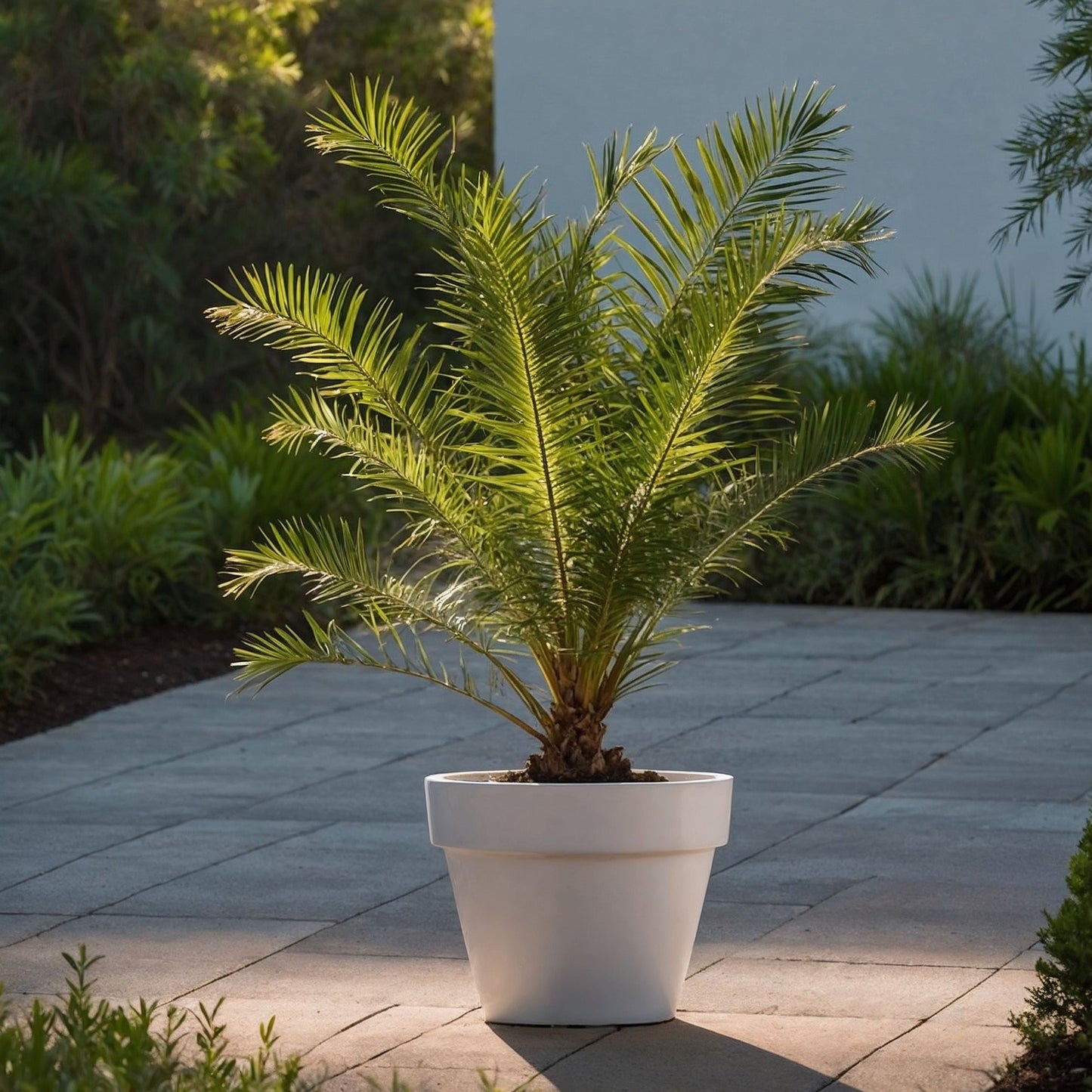 Palmera Canaria - 4 Pzs - Phoenix Canariensis - Altura 50-60cm - ⌀15cm