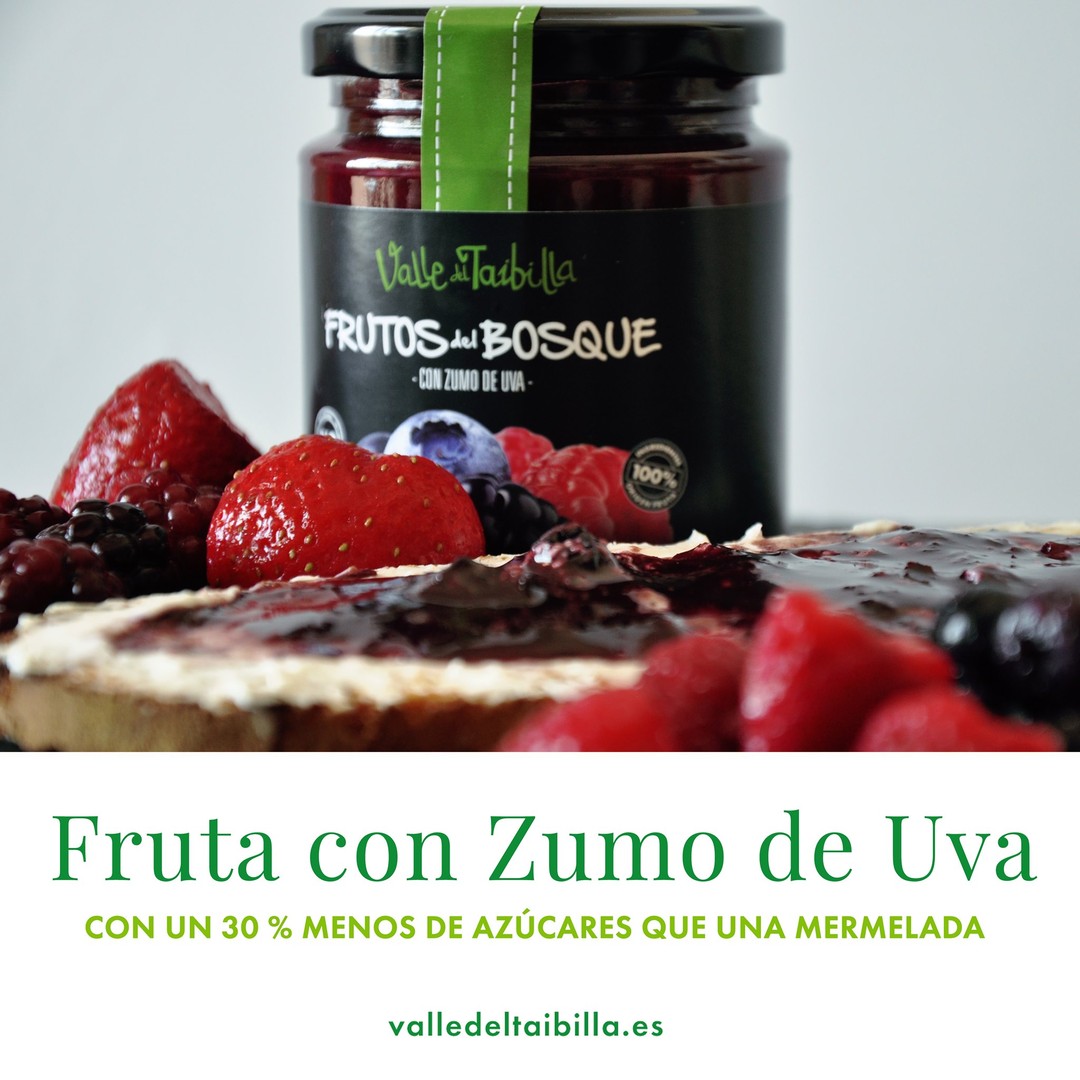 Compota Bio De Frutos Del Bosque Con Zumo De Uva