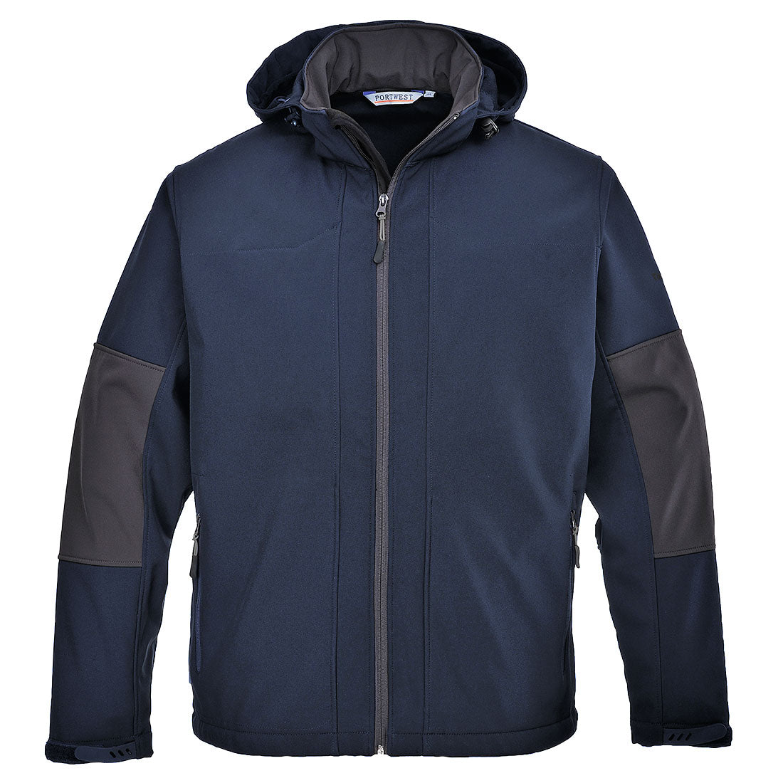 Softshell Con Capucha (3 Capas) / L / Negro_1