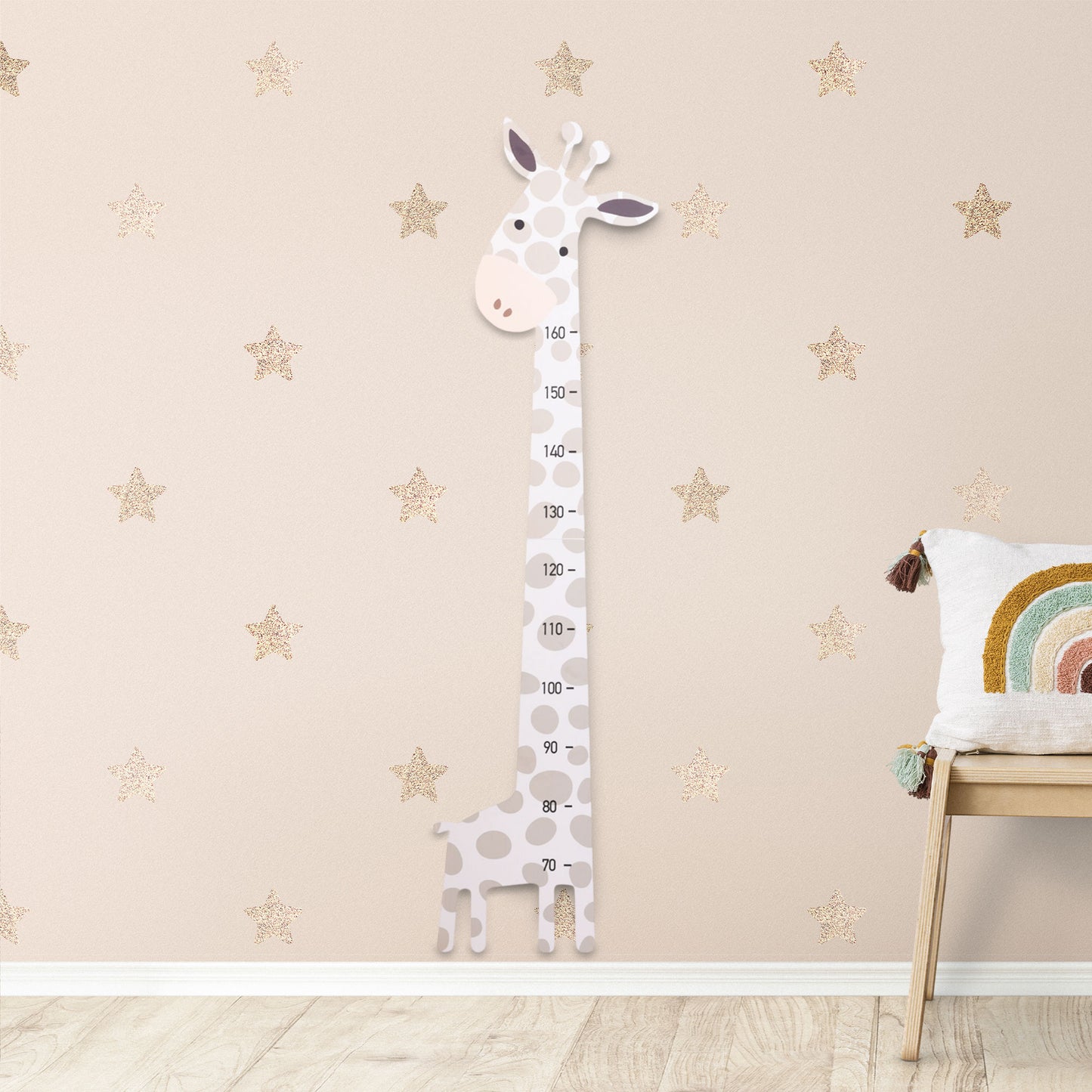 Well Home Tablero Para Medir En Forma De Jirafa Mdf H.140cm_2