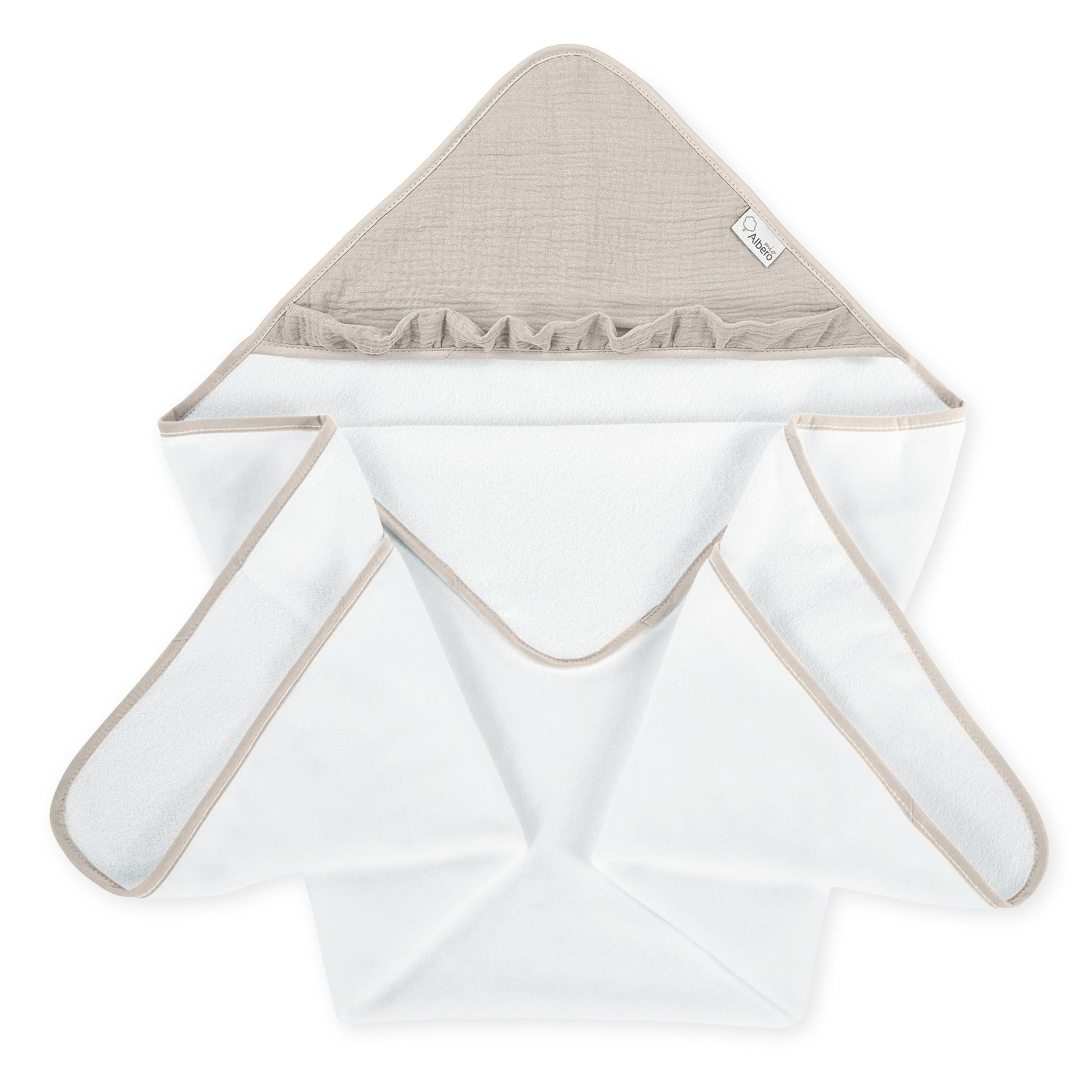 Maxicapa De Baño Para Bebés Cotton Color Beige