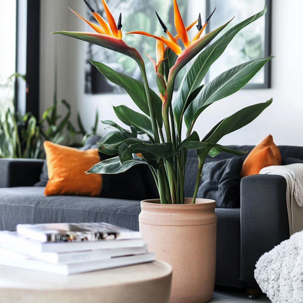 Flor Ave Del Paraíso - Strelitzia Reginea - Altura 80-100cm - ⌀27cm_4