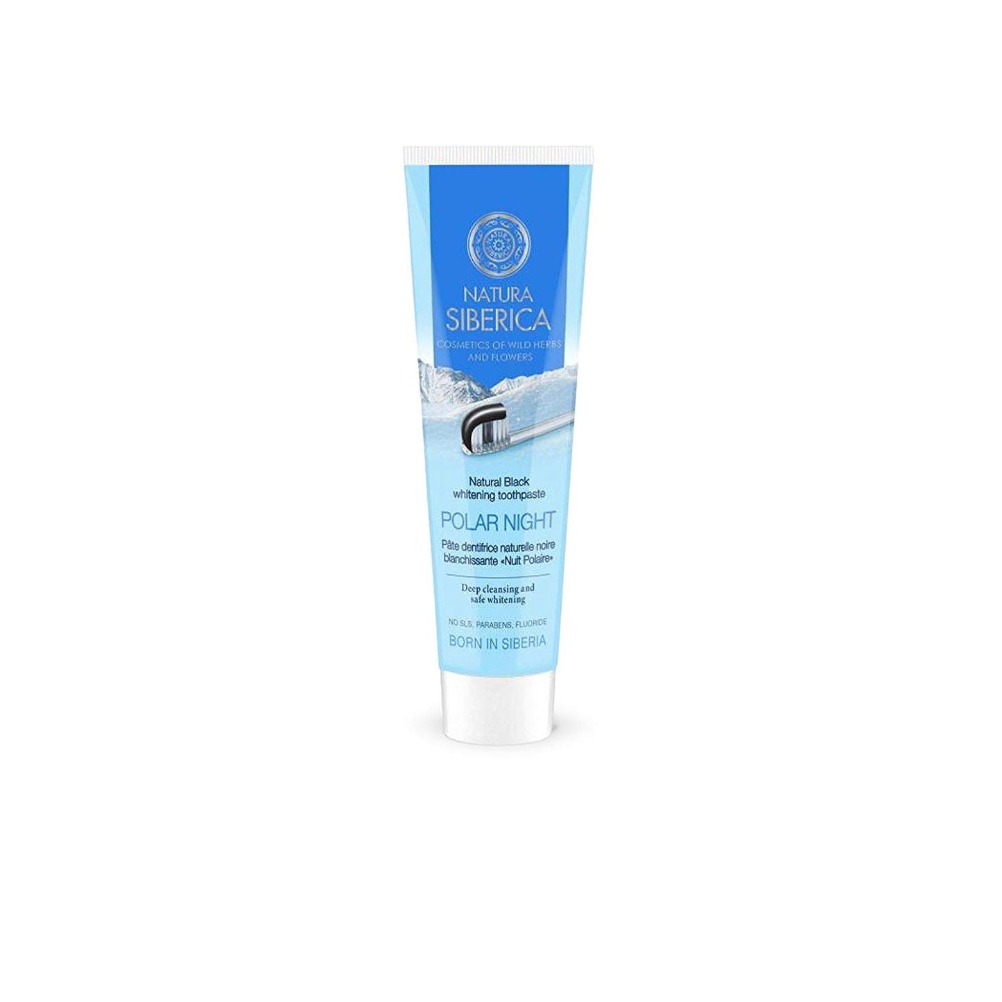 Dentífrico negro carbón activado Polar Night Natura Siberica 100 g