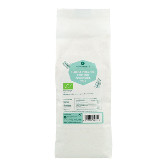 Harina Integral de Centeno Eco Planeta Huerto 800 g
