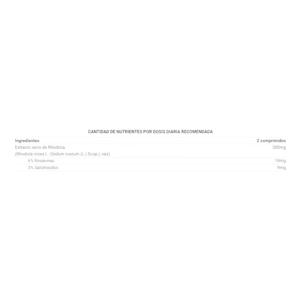 Rhodiola Rosea - 60 Tabletas - Anti-estrés - Big_1