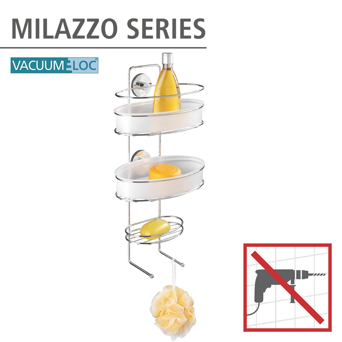 Cesta de Pared para Baño VacuumLoc Wenko