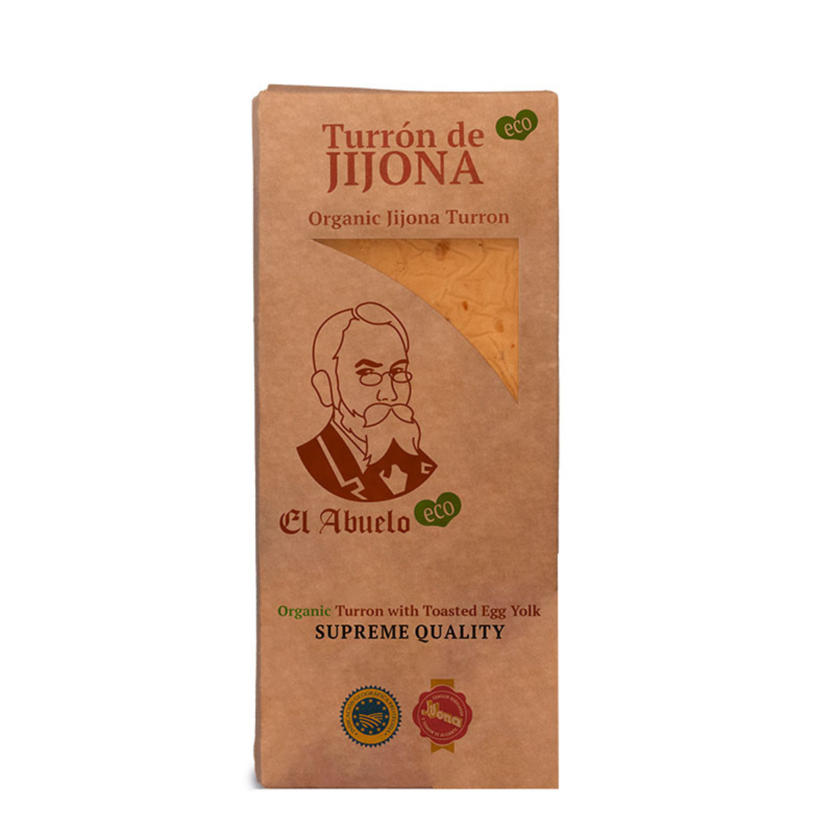 Turrón de Jijona ECO almendra El Abuelo, 200 g