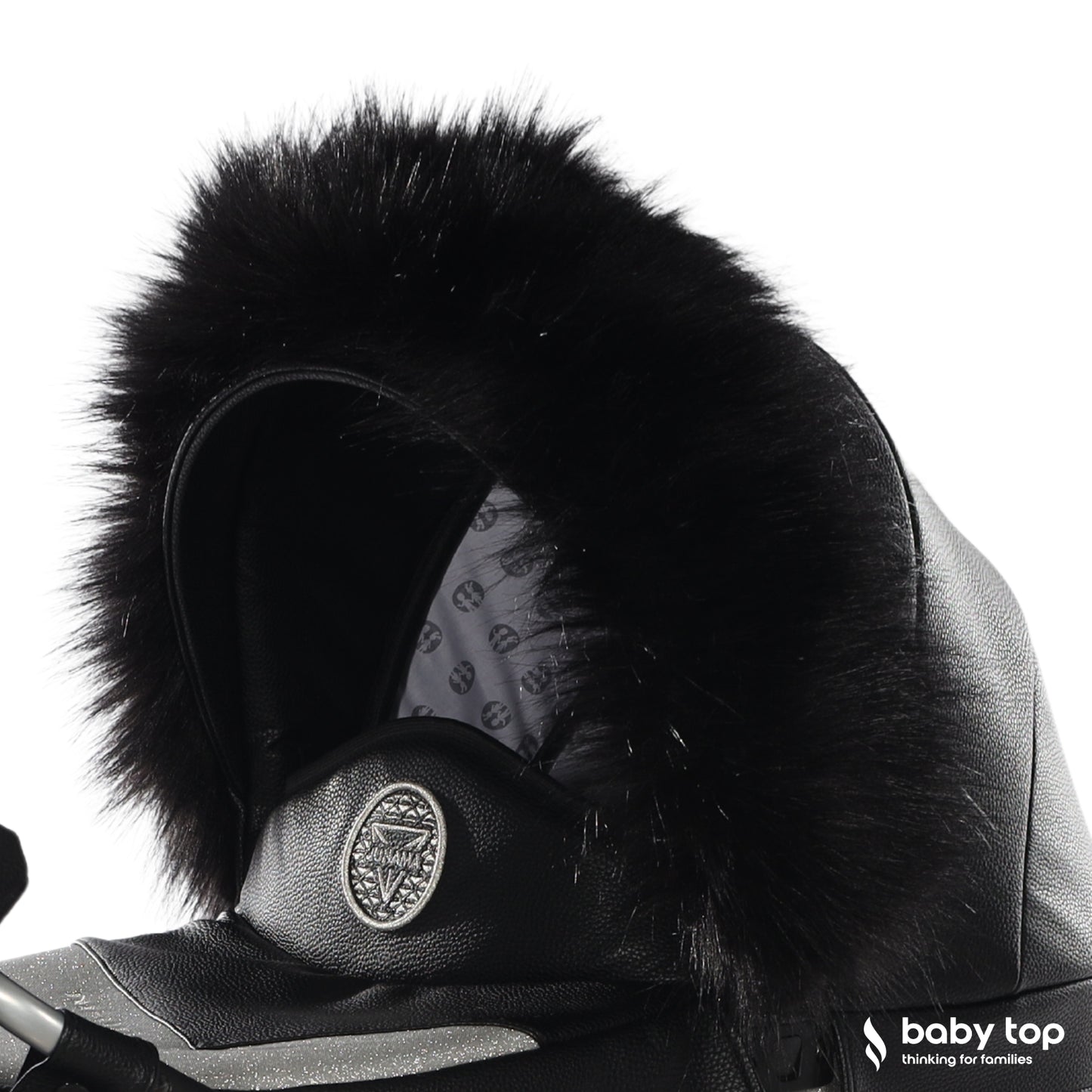 Pelo Decorativo Boa Para Carro De Muñecas Negro