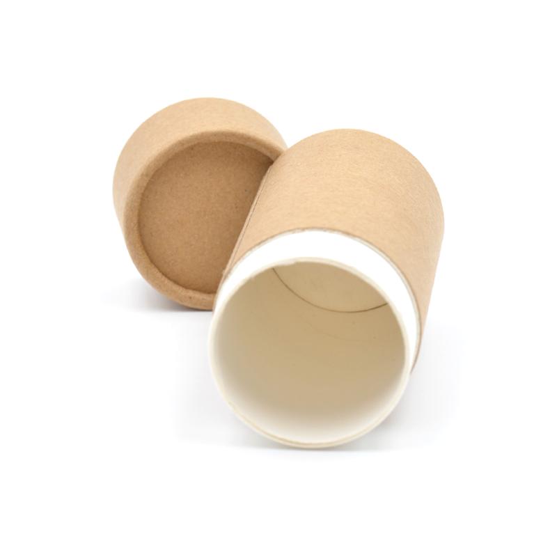 Envase tubo cartón para desodorante. Camassia