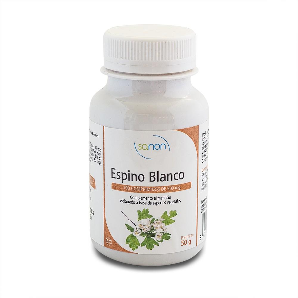 Espino Blanco SANON 100 comprimidos de 500 mg