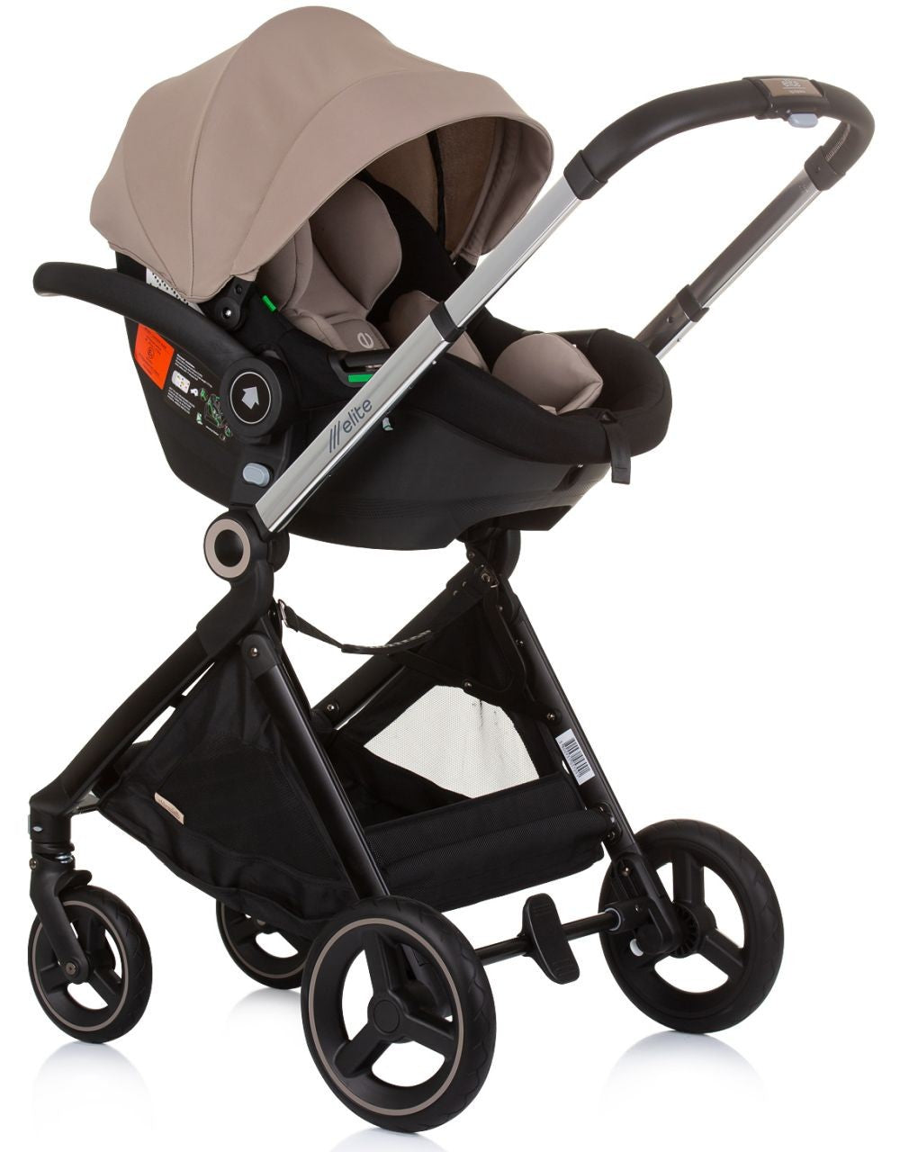 Carrito De Bebé Trío Elite Hasta 22 Kg Macadamia_4