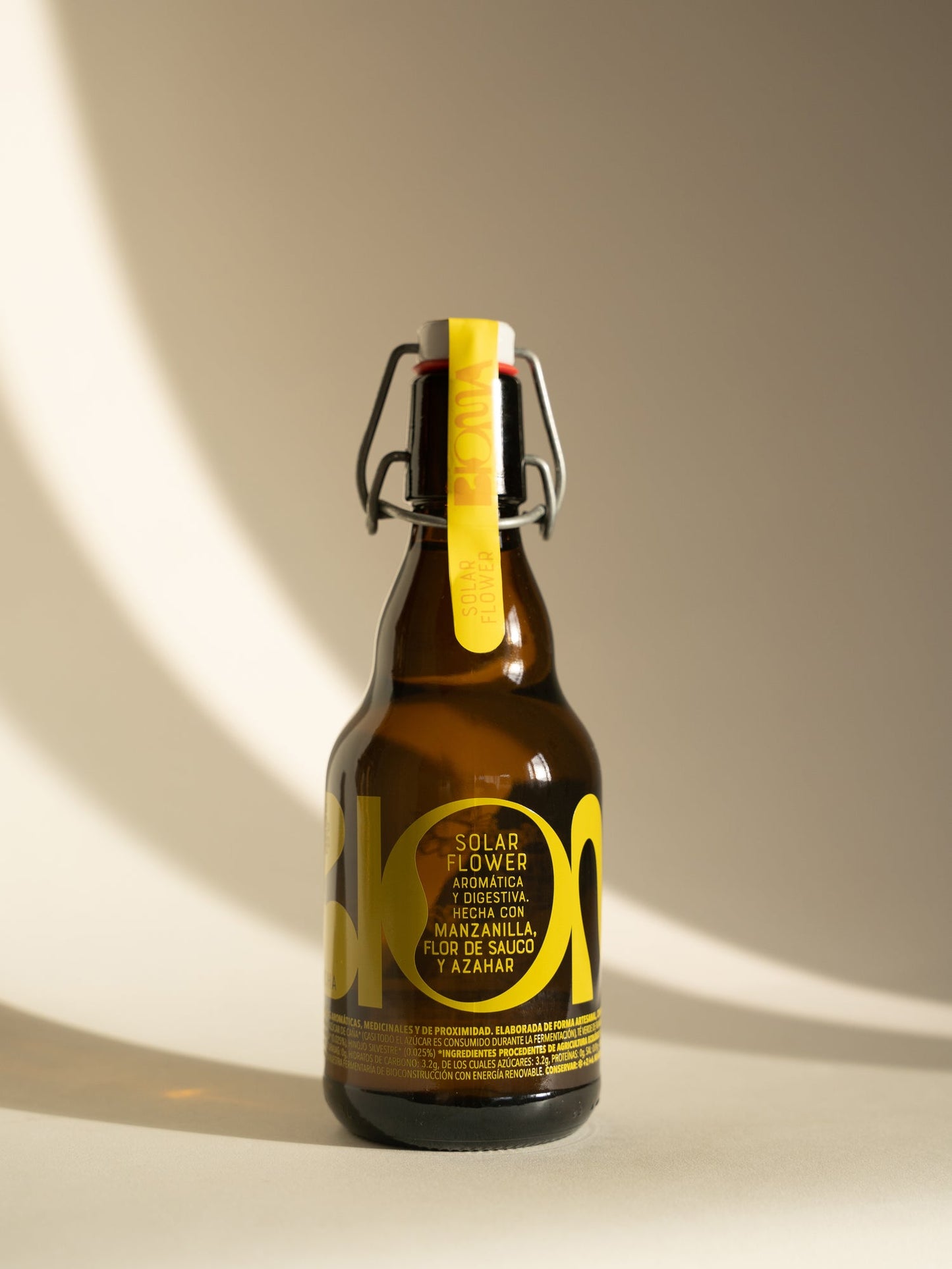 Kombucha Solar Flower: Manzanilla, Flor De Saúco Y Azahar Pack 6 Botellas 330 Ml_1