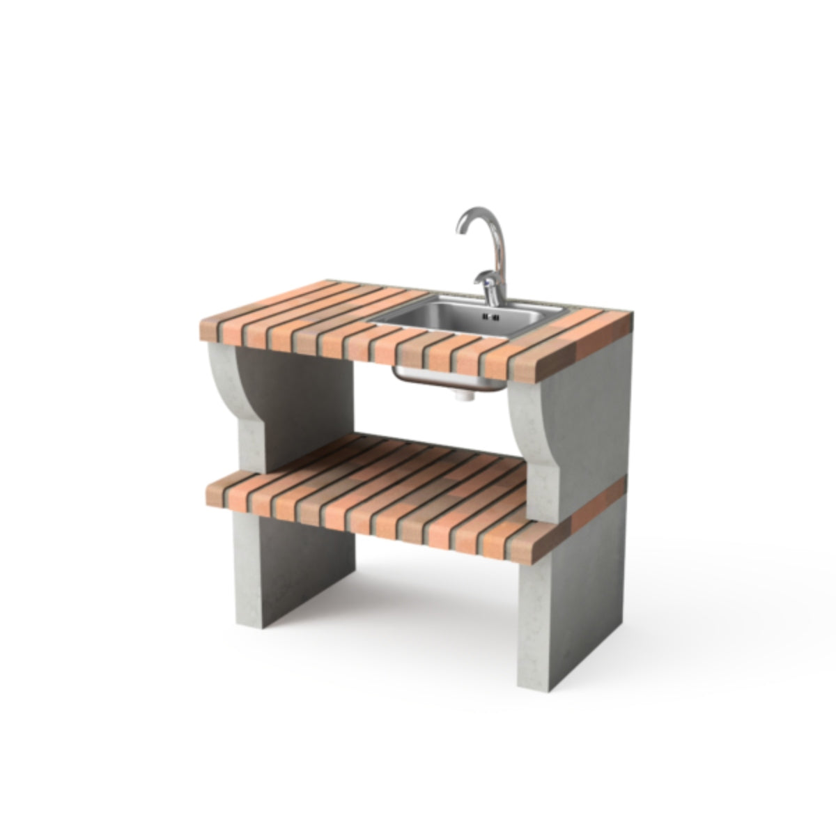 Módulo bancada con fregadero Palermo, Movelar