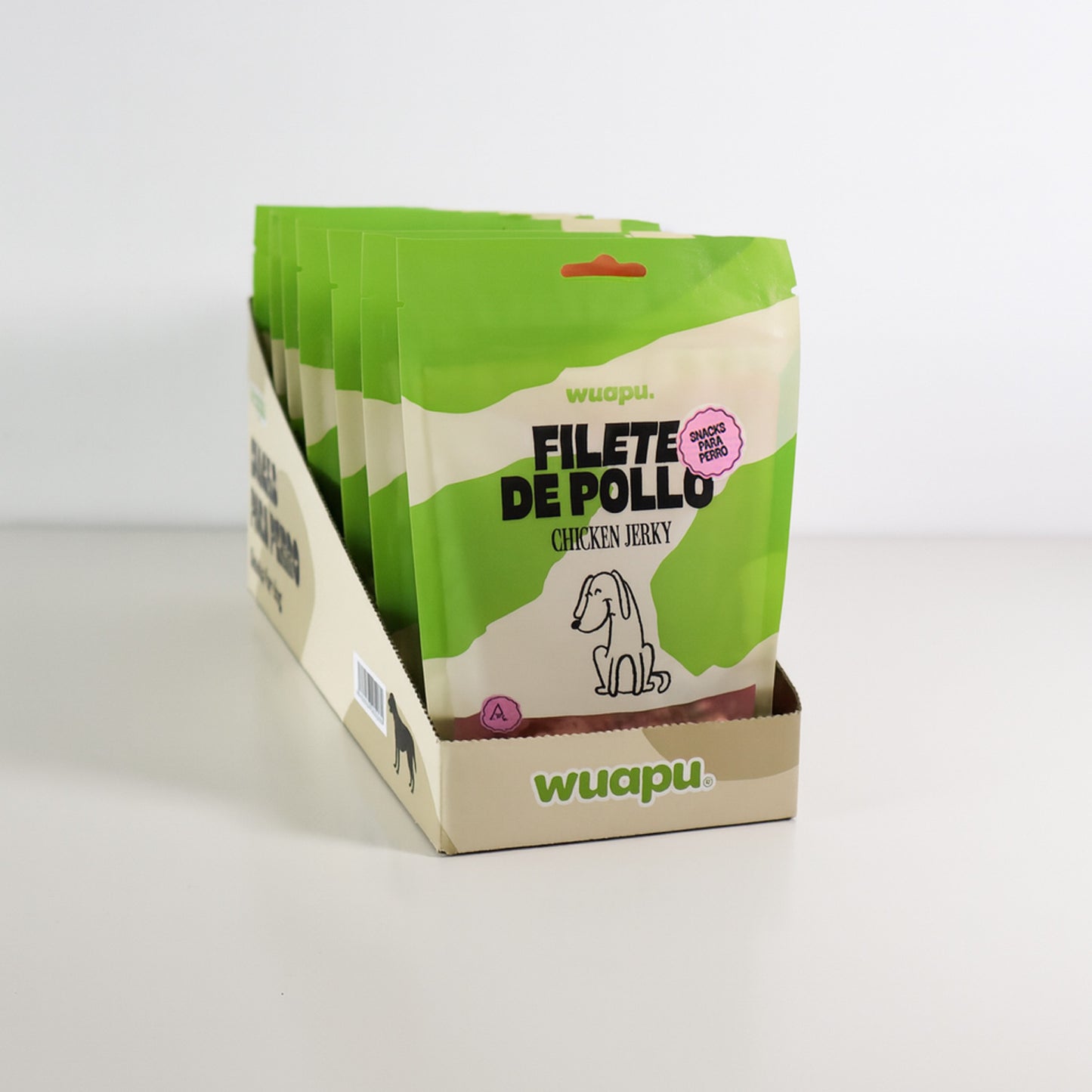 Snack Natural Para Perro Filete De Pollo Desecadas Wuapu 12x100gr_5