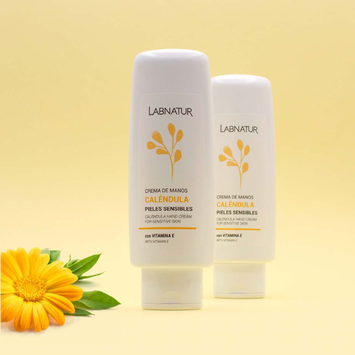 Crema de Manos Caléndula Labnatur 150 ml | Hidratante | Calmante | Manos Secas y Sensibles_3
