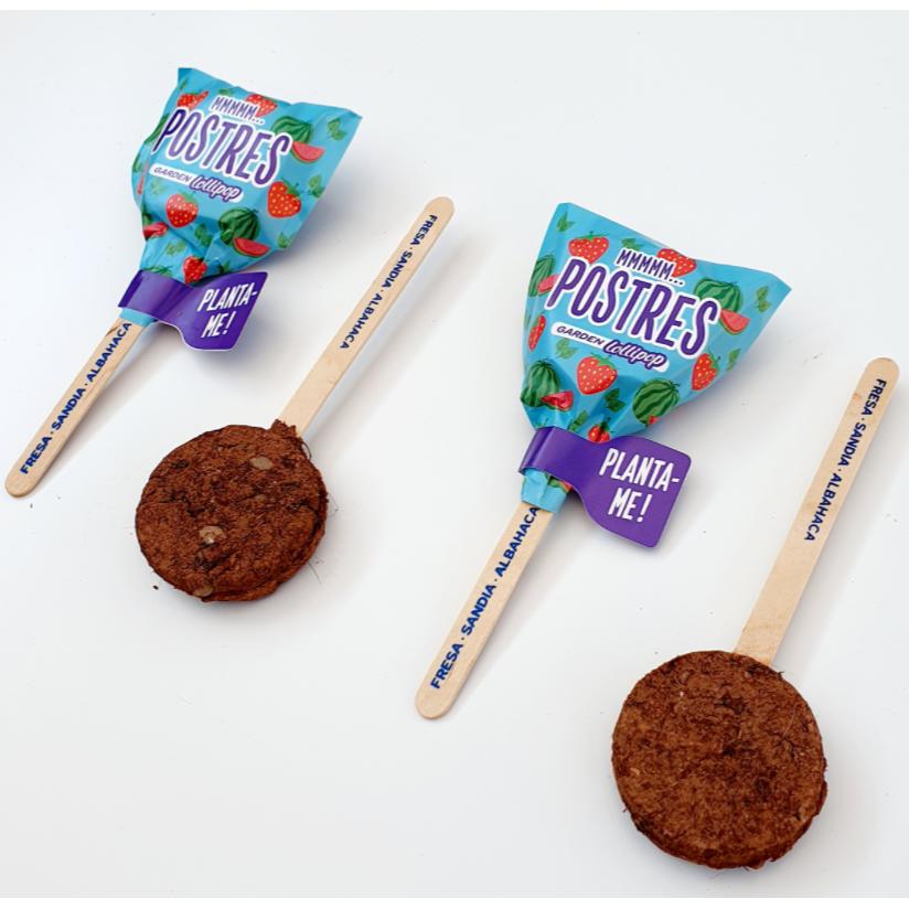 Postres Garden Lollipop semillas