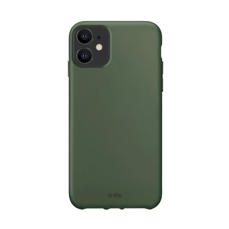 Funda de plástico reciclado para iPhone 12 / iPhone 12 Pro verde SBS