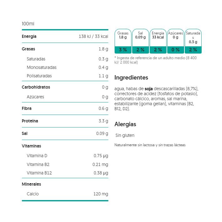 Bebida de Soja sin azúcares Alpro 1 Litro