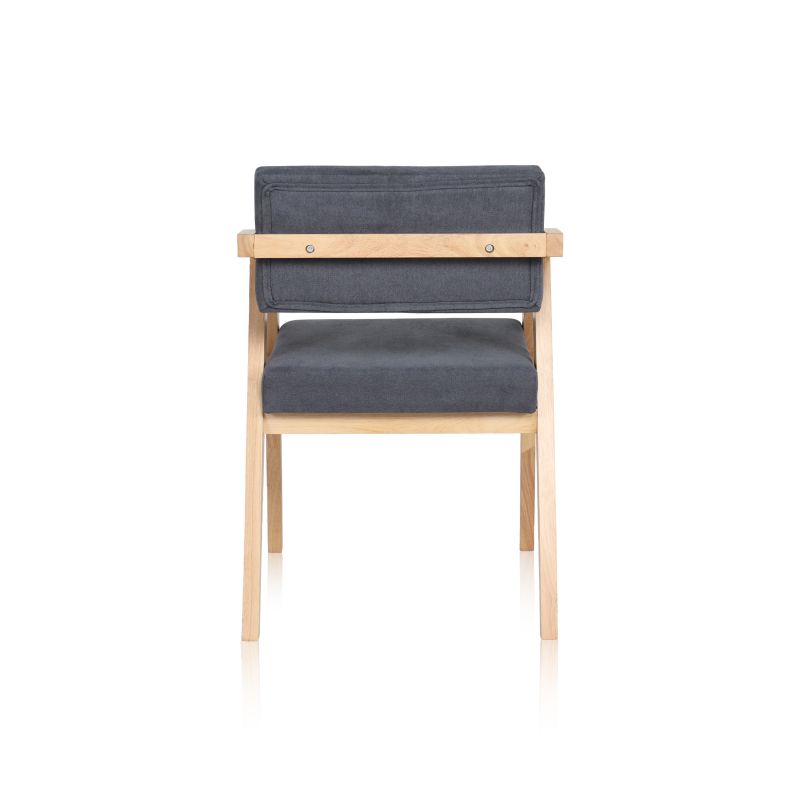 Silla De Comedor Astrid Tejido, Gris, 54 X 82 X 62_5