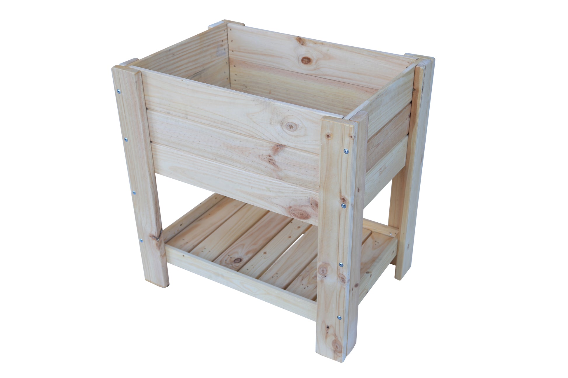 Mesa De Cultivo De Madera 79x56x80cm 95l El Sotillo Natural-madelea..