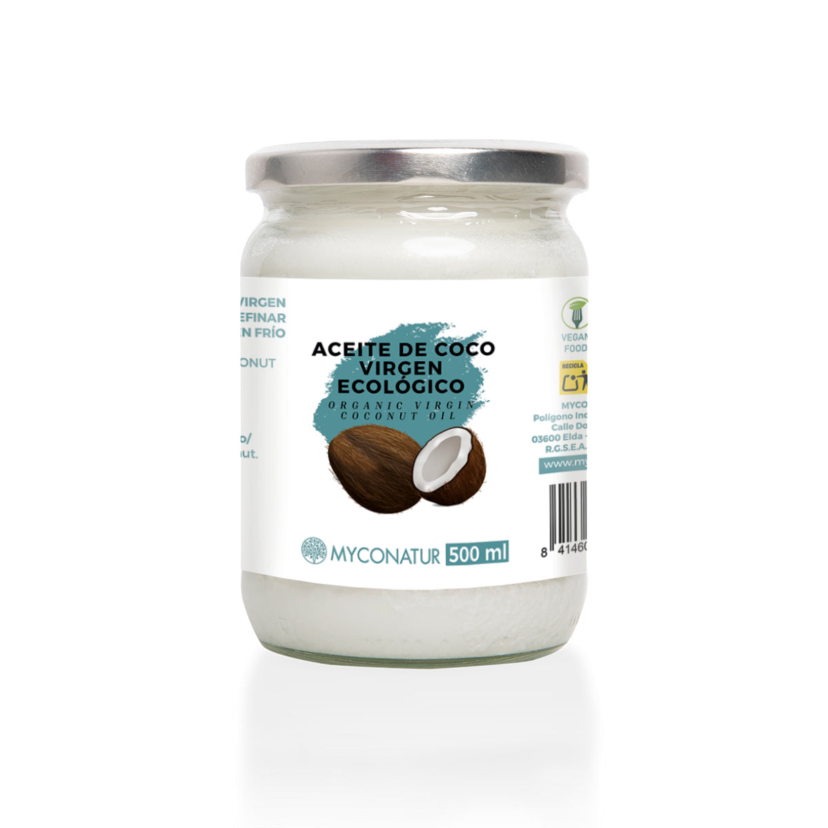 Aceite De Coco Ecológico Myconatur 500g
