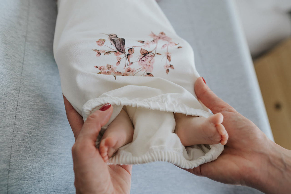 Primera Puesta Bebé Canguro 0-2m Jersey Algodón Bloom