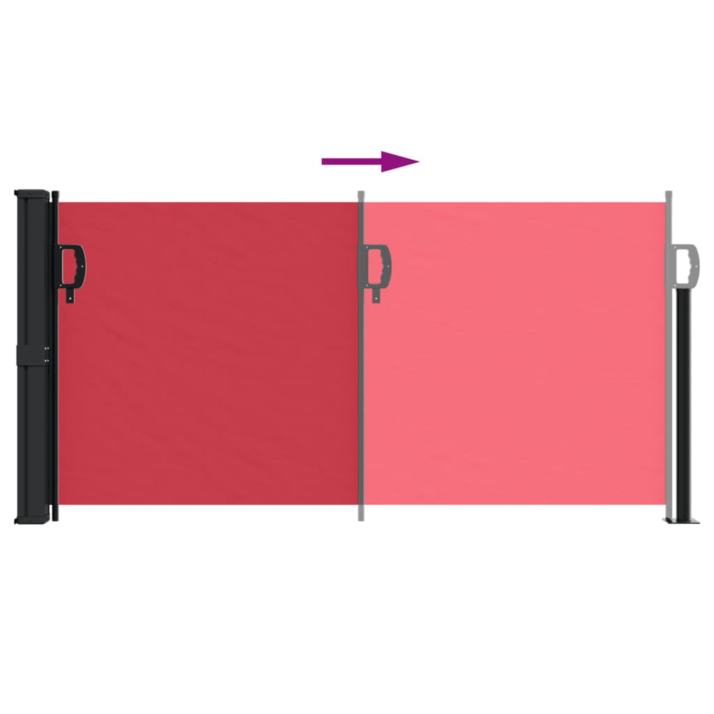 Vidaxl Toldo Lateral Retráctil Rojo 100x300 Cm_4