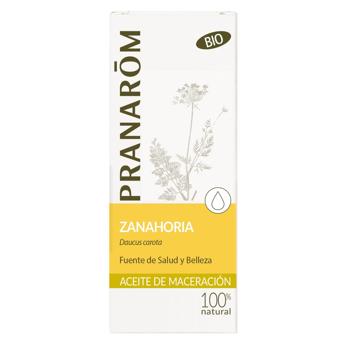 Aceite vegetal de Zanahoria BIO Pranaróm 50 ml
