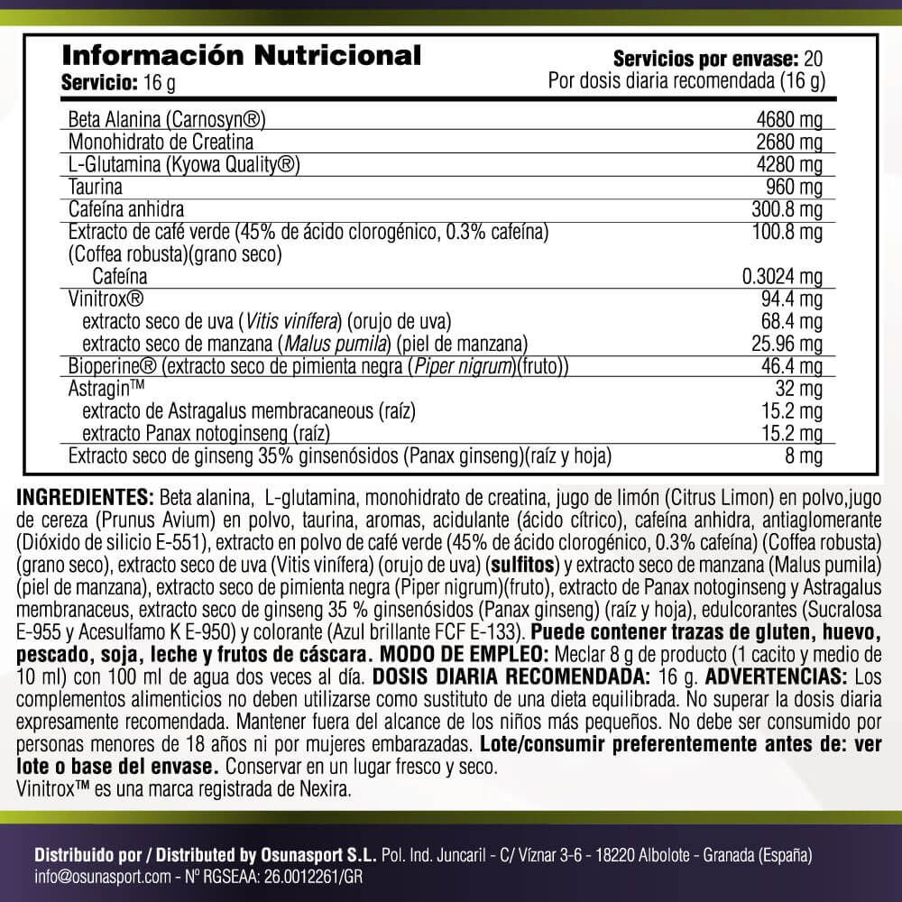 Kongestion Preworkout - 320g - Blue Dragon - Pre Entrenamiento - Masmusculo_5