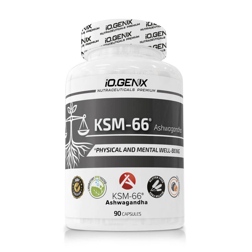 Ksm-66® Ashwagandha - 90 Cápsulas - Ashwagandha - Io.genix_0
