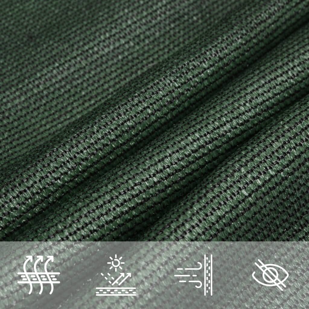 Vidaxl Toldo De Vela Verde Oscuro Hdpe 160 G/m² 3,5x5 M_4