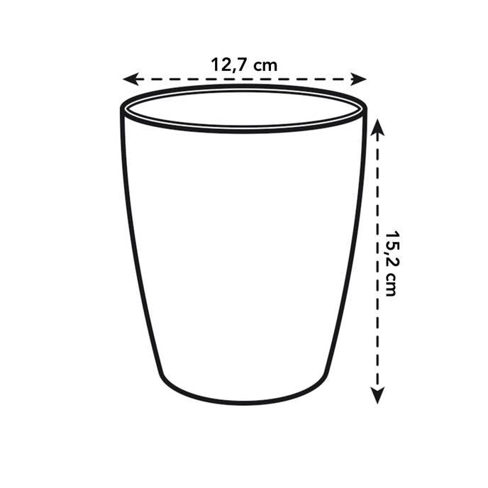 Macetero orquídeas Brussels High Elho Translúcido