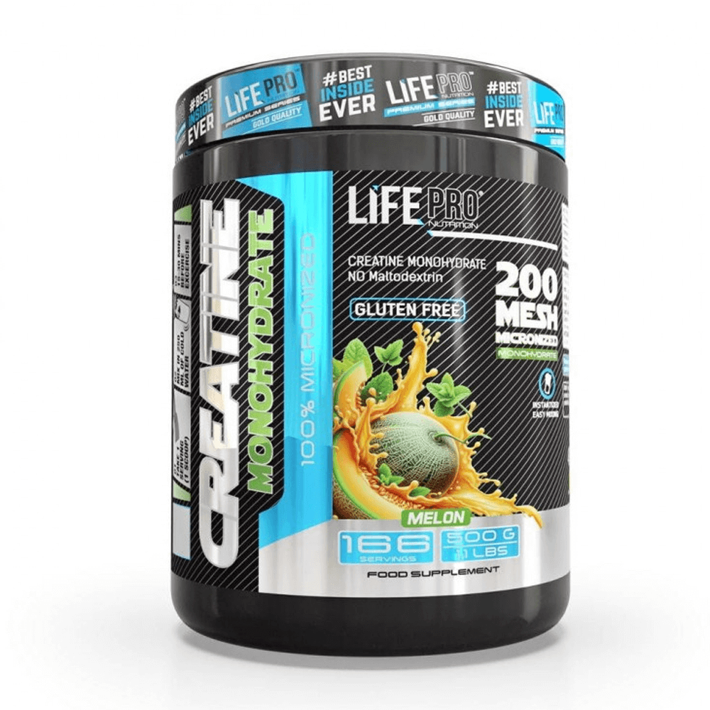 Creatina Monohidrato 200 Mesh - 500g - Melón - Creatina Monohidrato - Lifepro_0