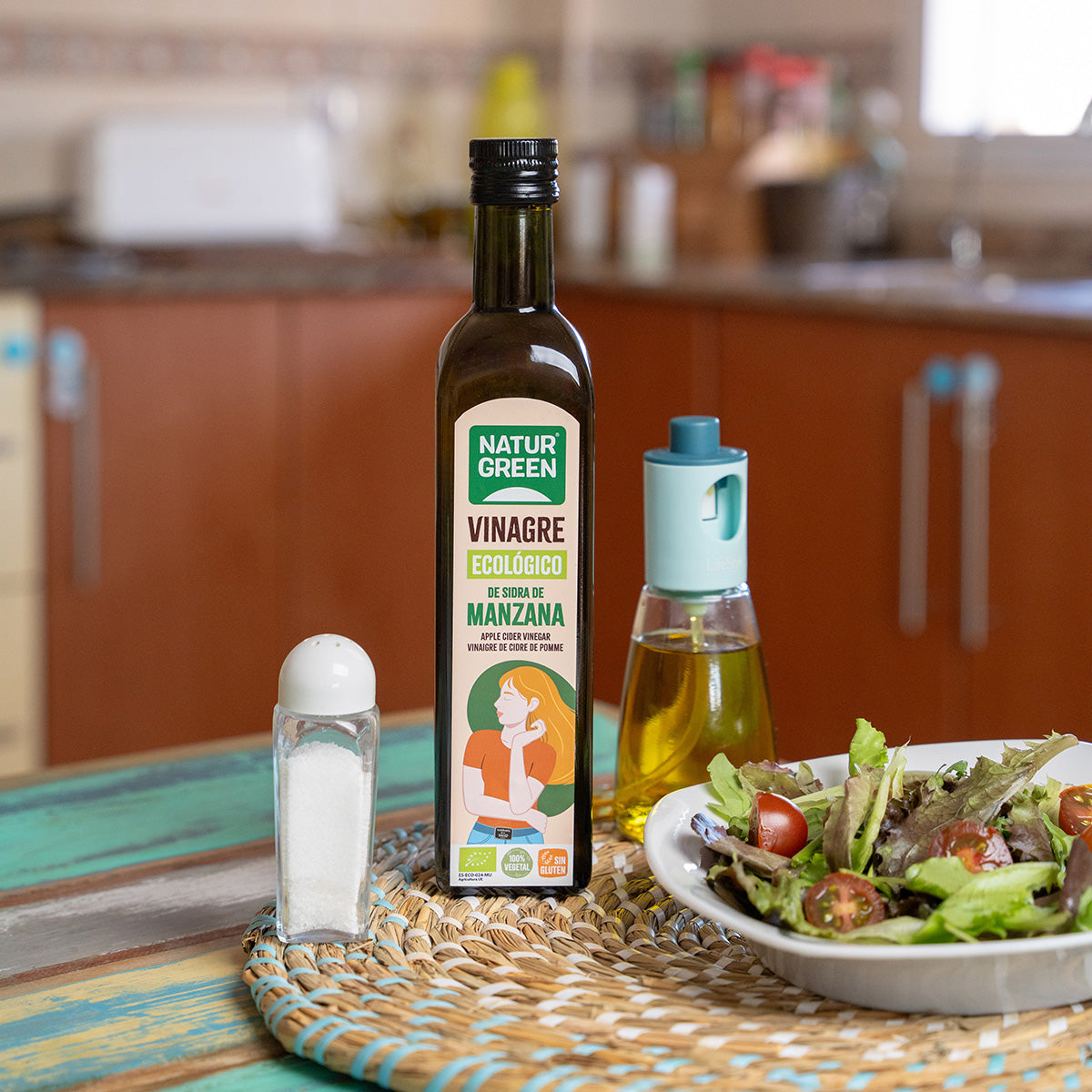 Vinagre de Manzana Bio NaturGreen 500 ml