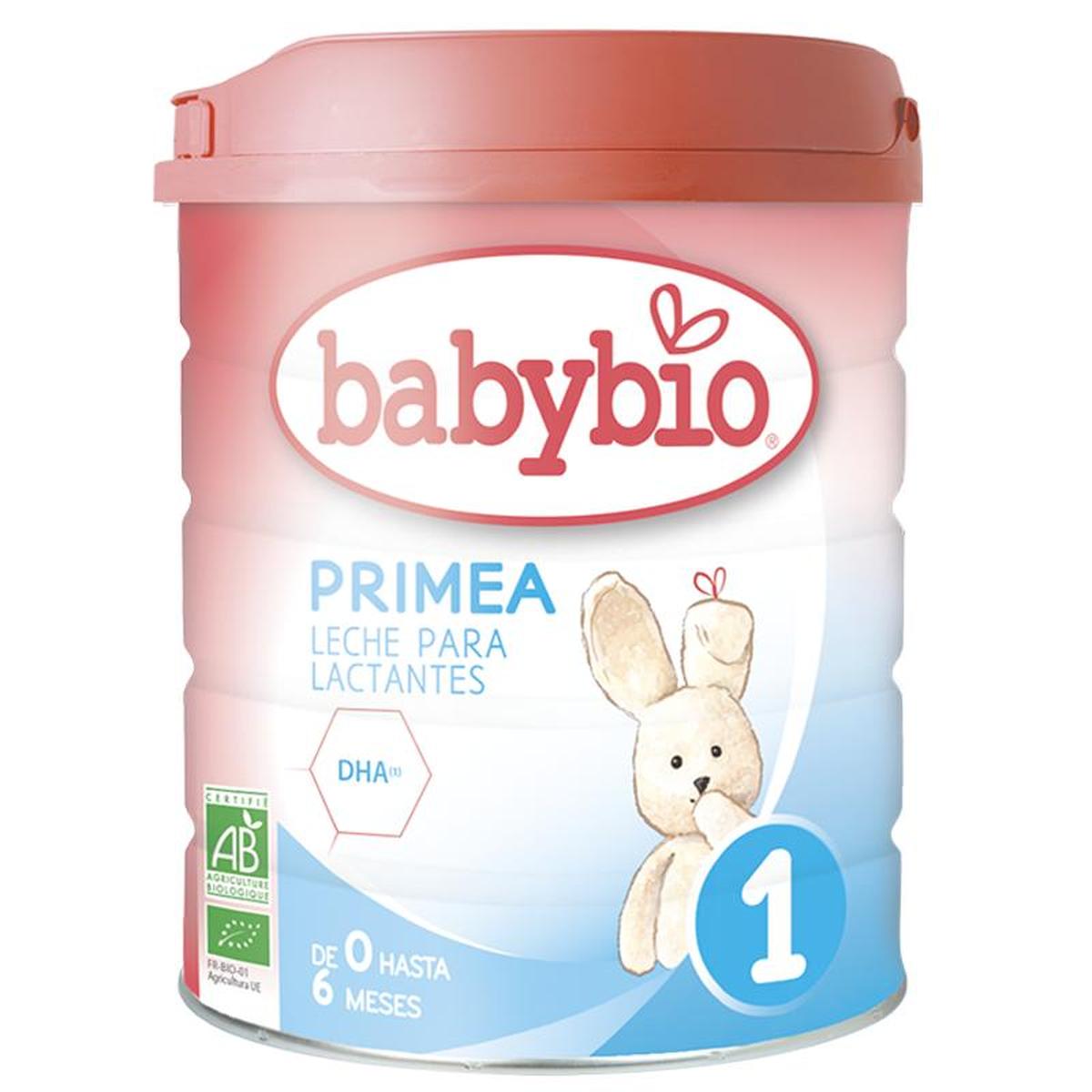 Pack 3 uds Leche Iniciación bebés Primea 1 (de 0 a 6 meses) Ecológica Babybio 800 g