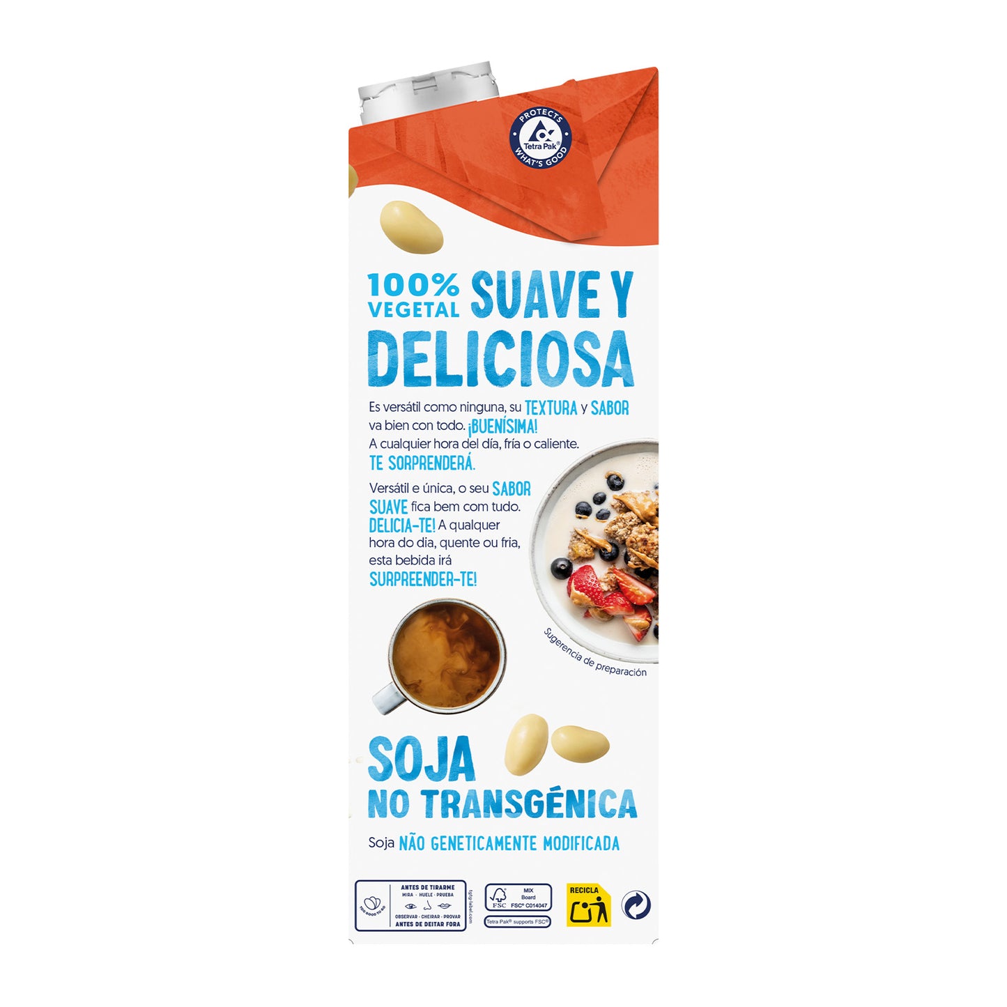 Bebida de Soja sin azúcares Alpro 1 Litro
