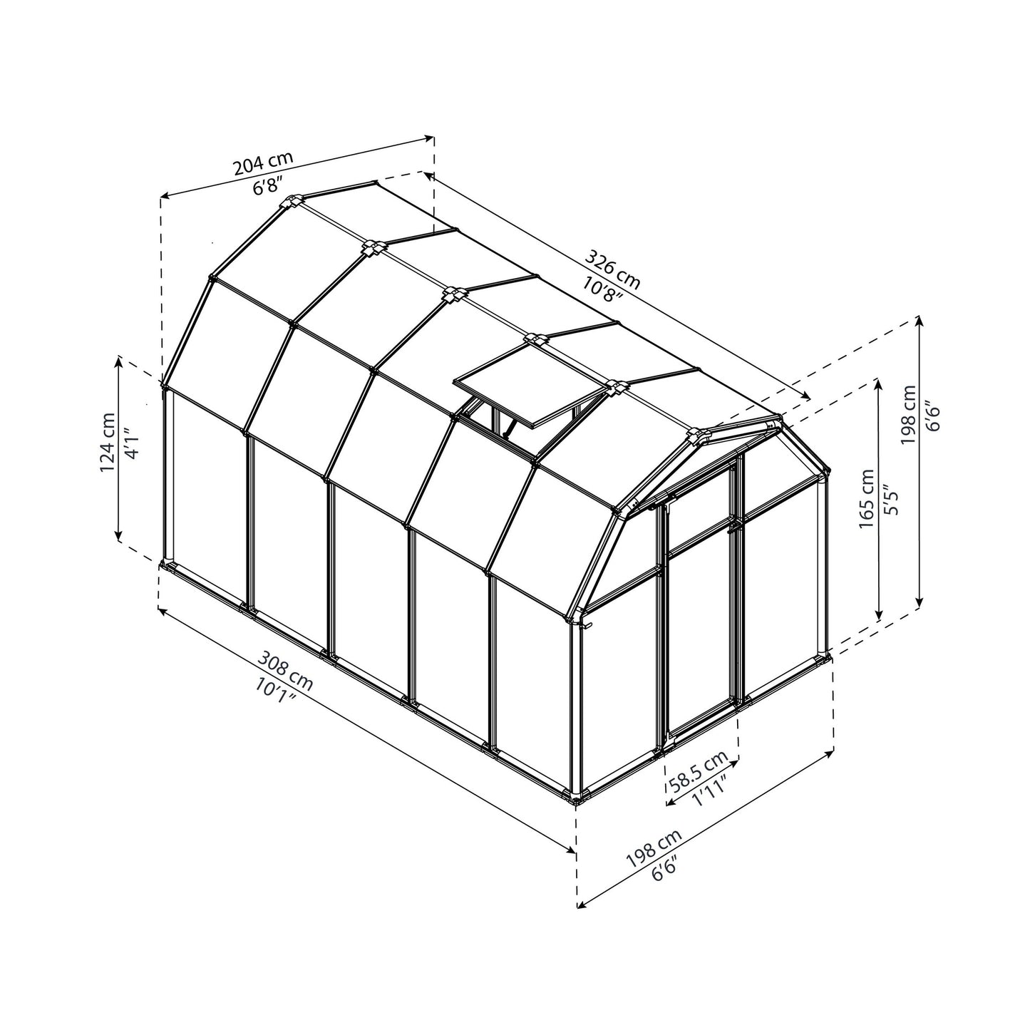 Invernadero Eco Grow 321x204 cm Canopia by Parlam