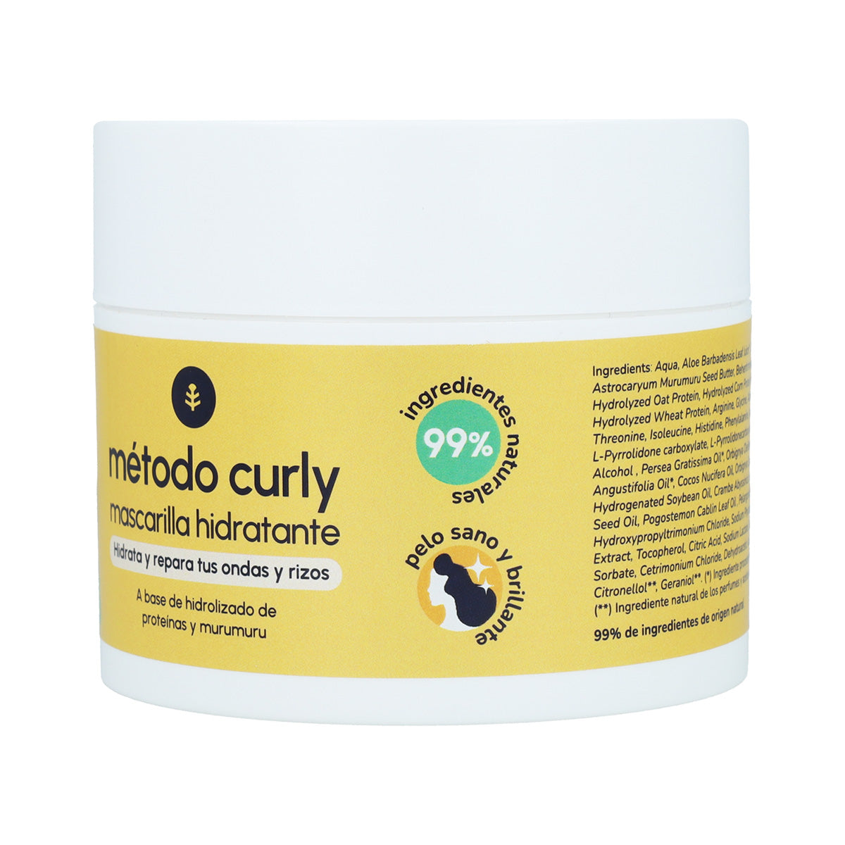 Mascarilla Hidratante Método Curly Planeta Huerto 200 ml