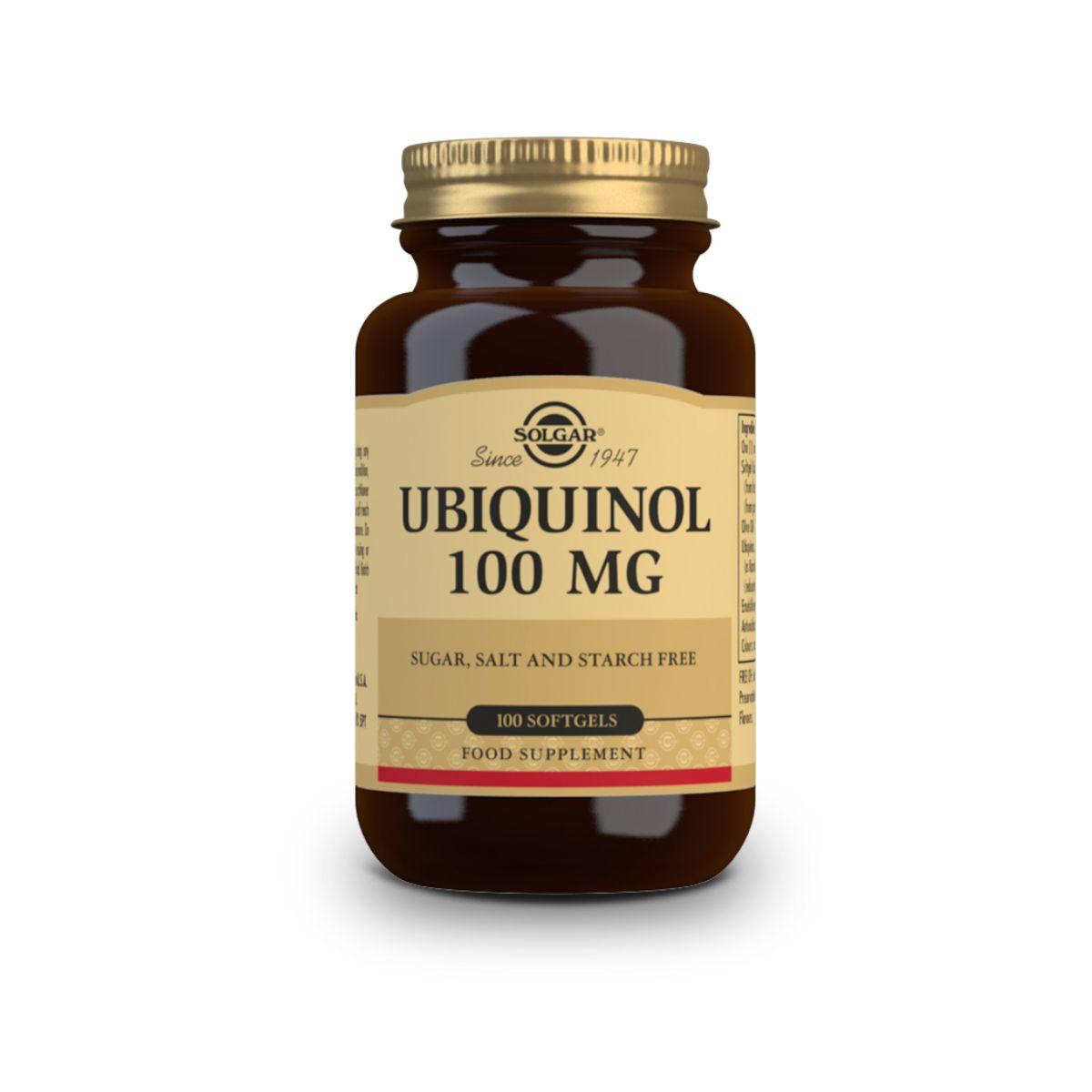 Ubiquinol 100 mg 50 cápsulas blandas Solgar