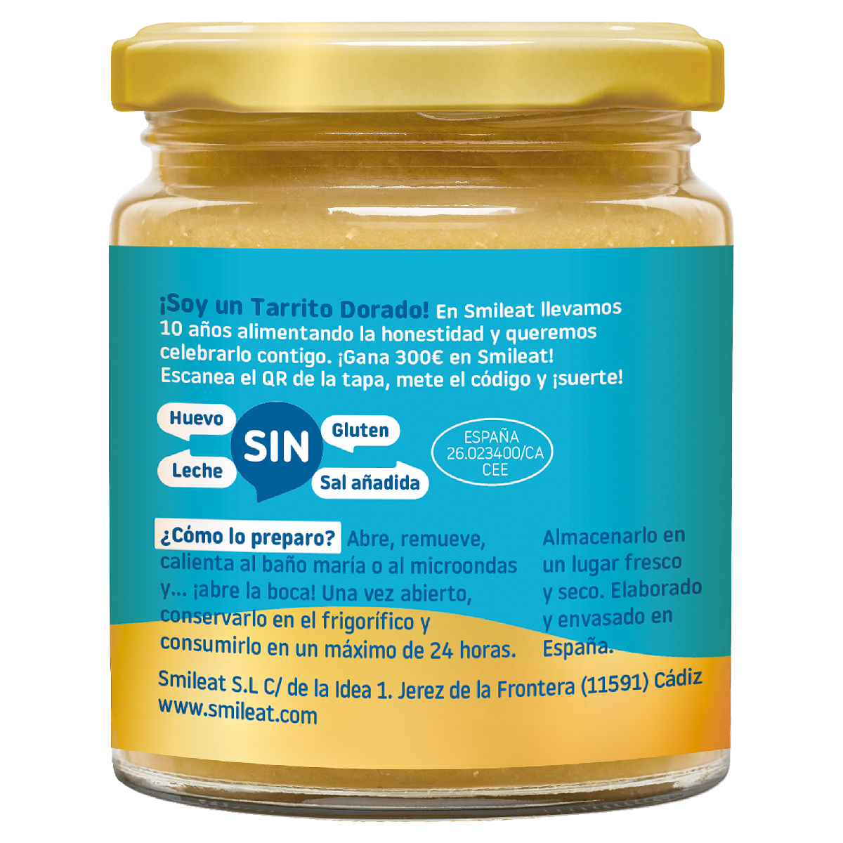 Pack 12x Tarrito BIO verduras y merluza +6 meses Smileat 230g