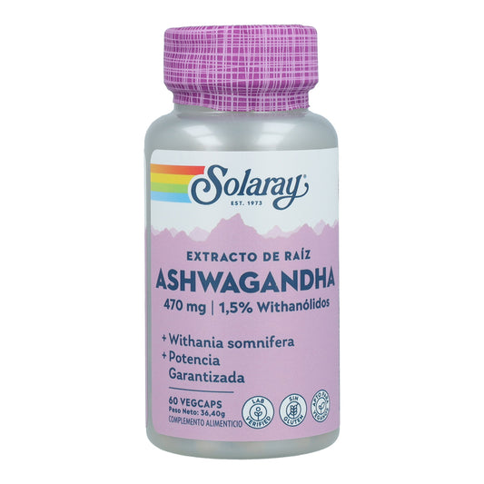 Ashwagandha Solaray 60 cápsulas