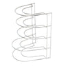 Soporte Vertical 5 Niveles Para Sartenes, Tapaderas, Acero Cromado