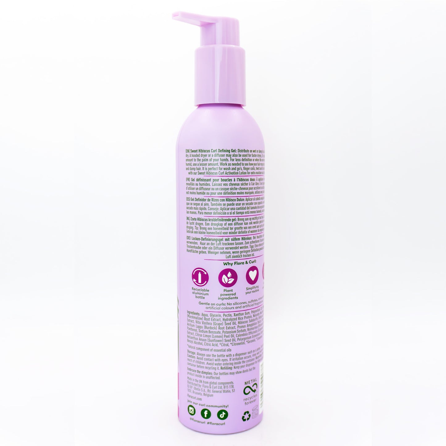 Flora And Curl Sweet Hibiscus Curl Defining Gel 300ml_2