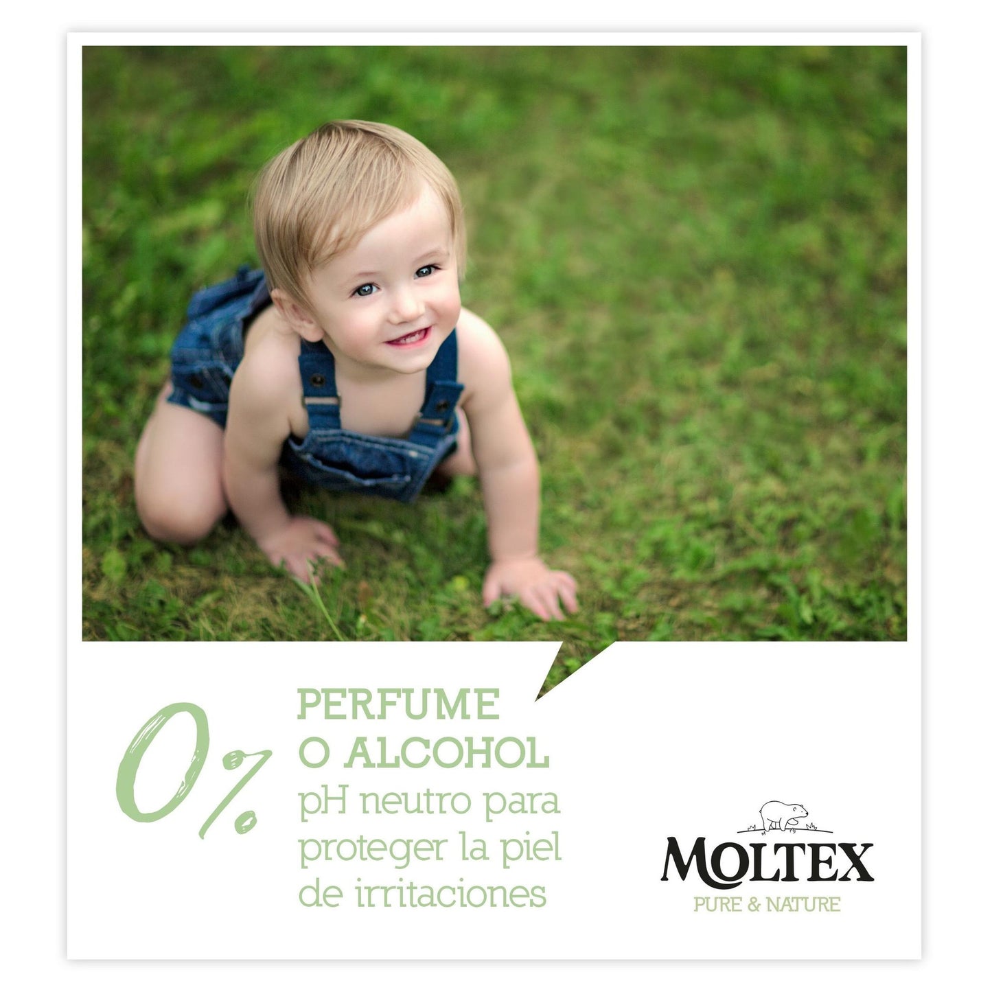 Toallitas Moltex Pure & Nature 60 Uds