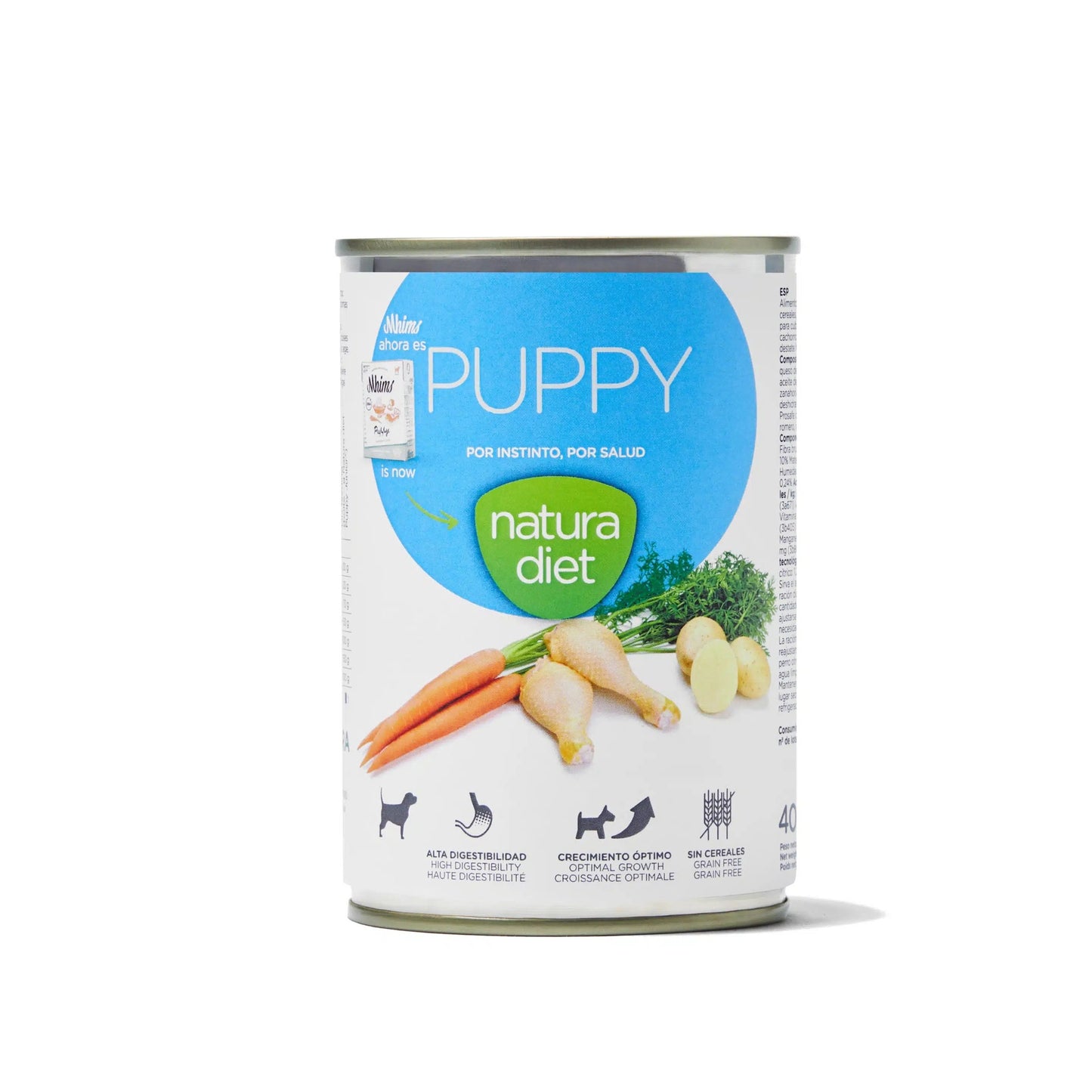 Natura Diet Dog Puppy Comida húmeda para perros 400g