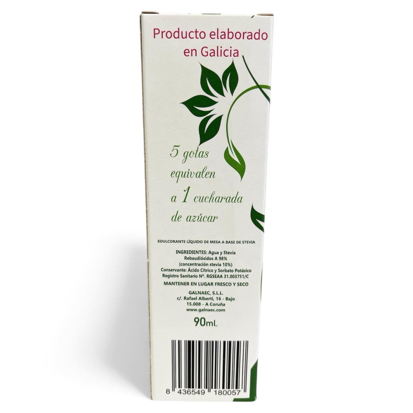 Stevia Líquida Pura Galnaec Silver_2