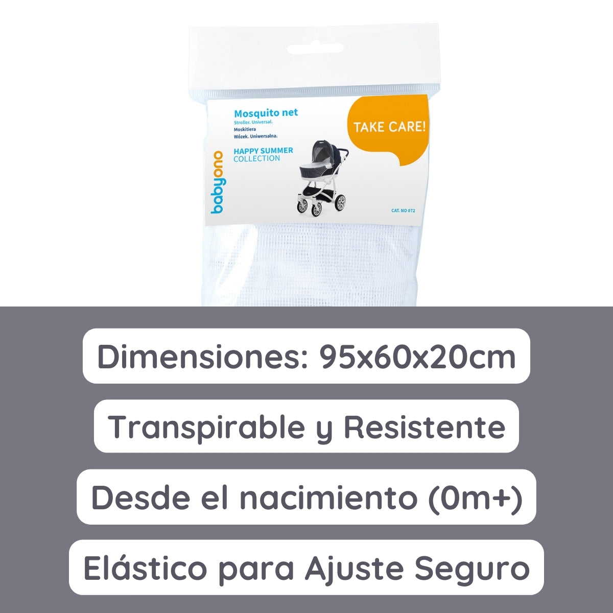 Babyono Mosquitera Universal Para Cochecito Y Capazo_3