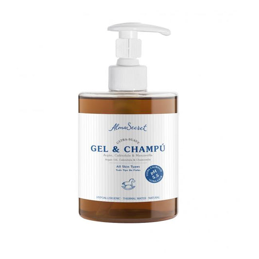 Gel-Champú con Argán, Caléndula & Manzanilla Alma Secret 500 ml