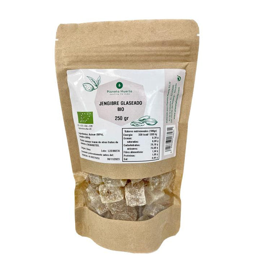 Jengibre cristalizado ECO Planeta Huerto 250 g