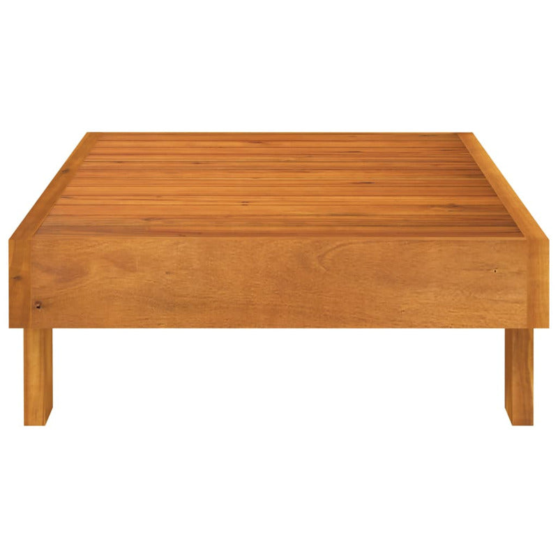 Vidaxl Muebles De Jardín 2 Pzas Cojines Madera Acacia Gris Oscuro_5